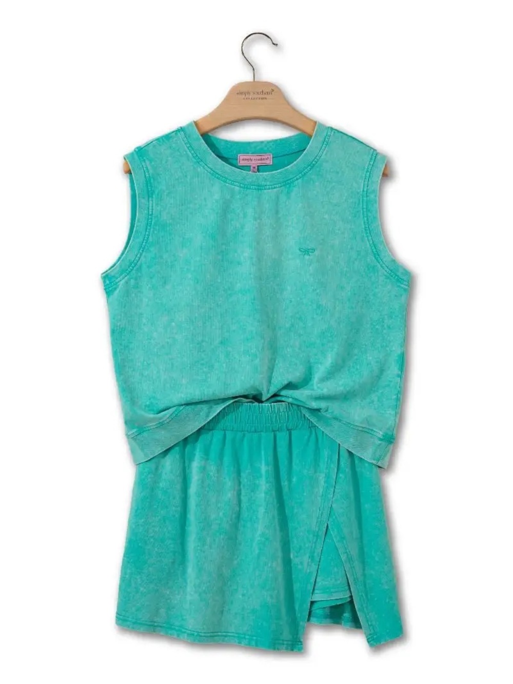 Simply Southern Teal Sleeveless Tank Top